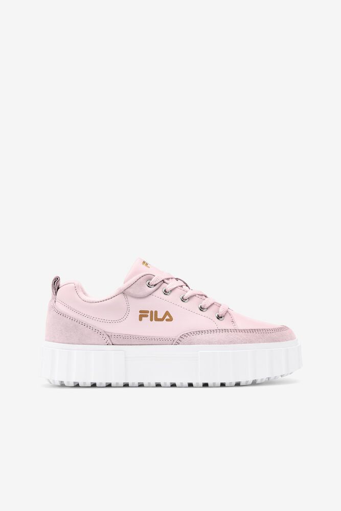 Fila Sandblast Low Pink Sneakers Womens - NZ 84539-LIEK